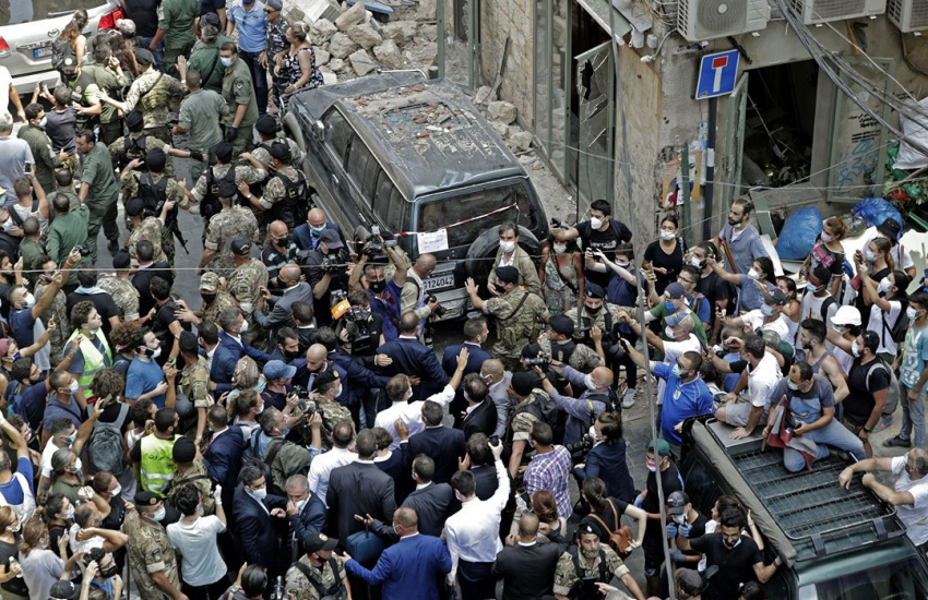 سفر ماکرون به لبنان